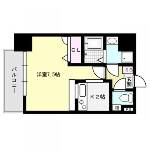 ピュアドームエストーレ姪浜 間取り