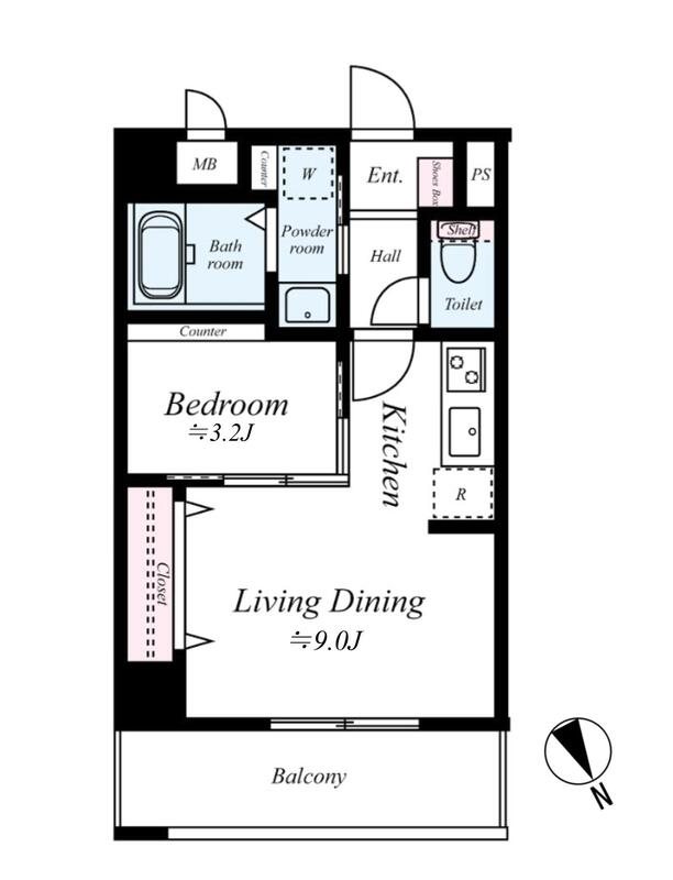 ウインステージ大博通り 間取り