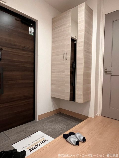 写真は同型タイプ トリシア東大利 玄関