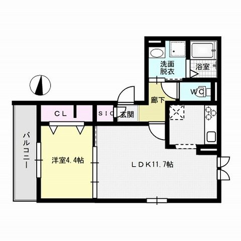 D-room姪浜駅南 間取り