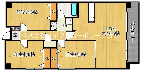 サンヒルズ今宿 間取り