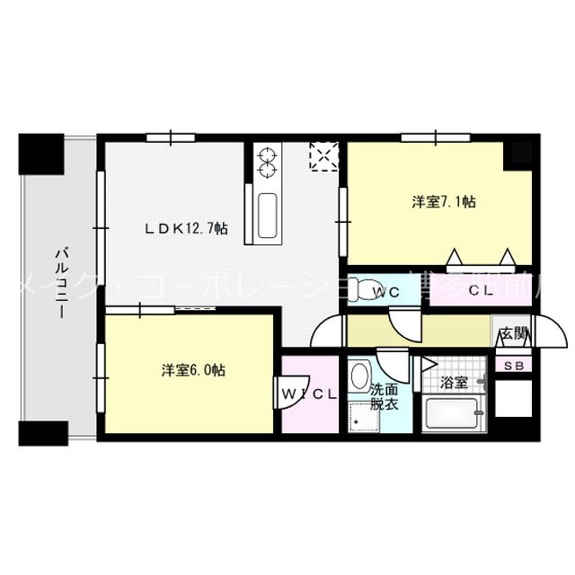 マーブルリヌーキーⅡ 間取り