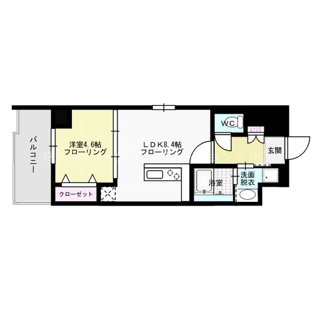 プレジール薬院テラス 間取り