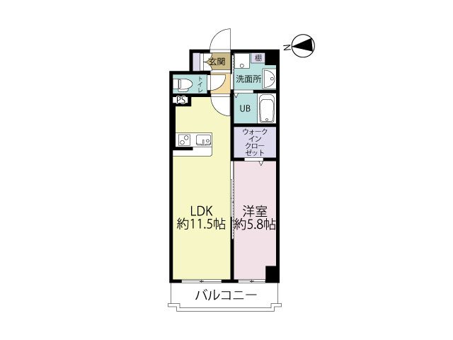 エルグランド二日市 間取り図