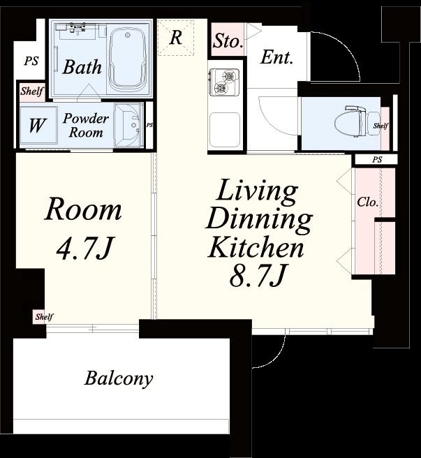 ヴァンドメール唐人 間取り