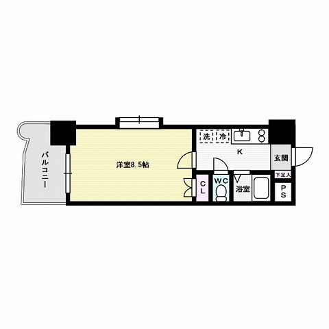 ロイヤル博多駅東 間取り