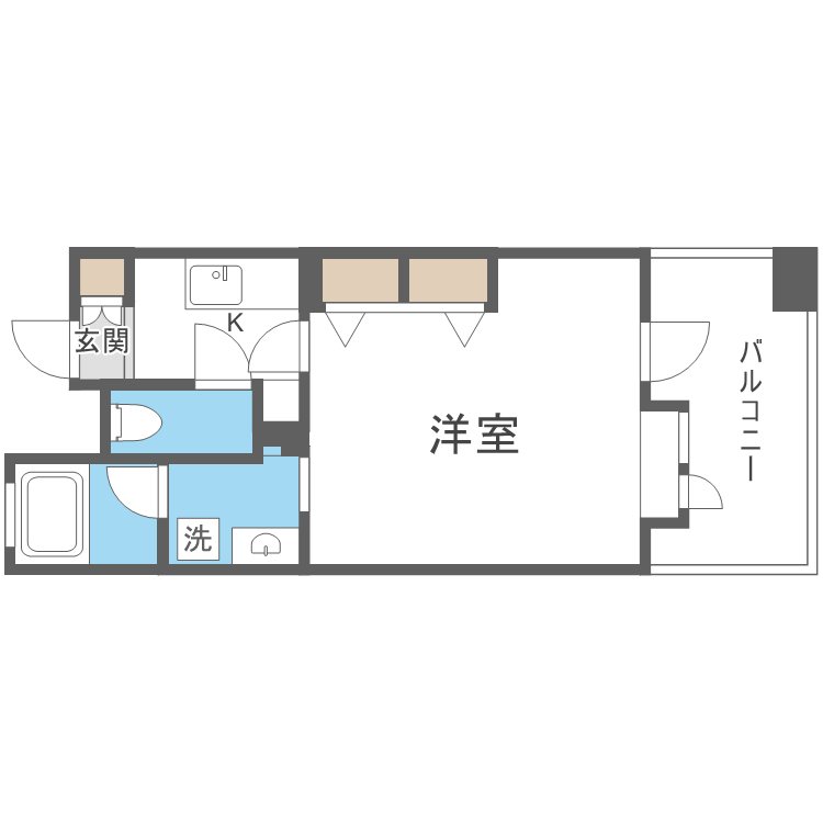 アントゥール薬院 間取り