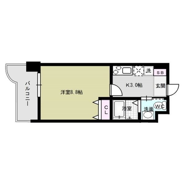 ローズモントフレア薬院  間取り