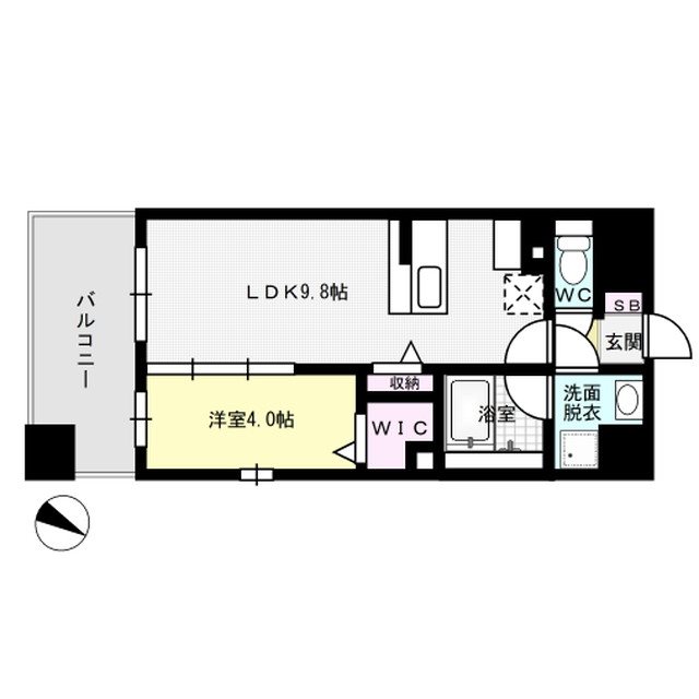 Liaison博多駅東 間取り