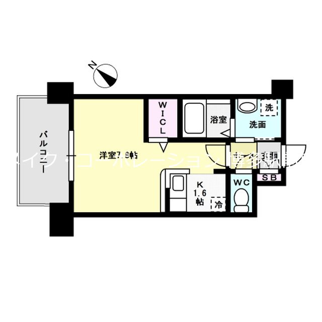 エンクレストベイ天神EAST 間取り