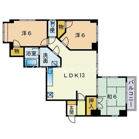 パークアベニュー桜坂 間取り