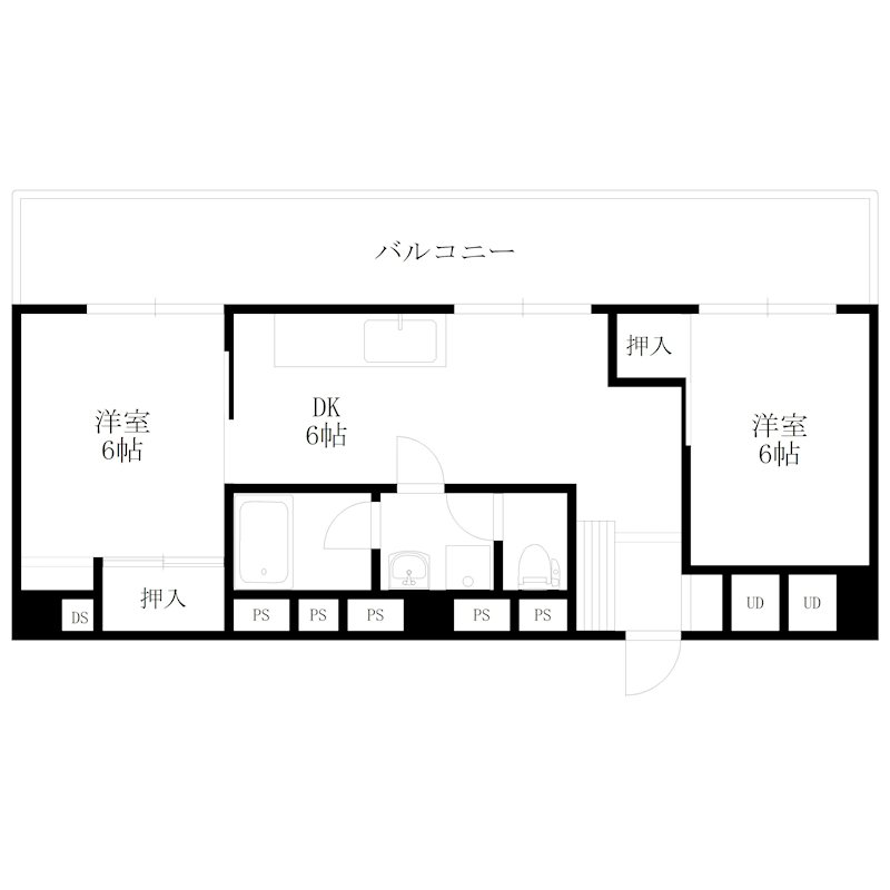 六本松パールシャトー 間取り