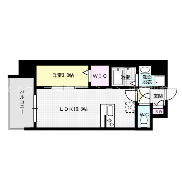 グランフォーレ博多駅プレミア  間取り