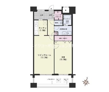 クラシオン草香江 間取り