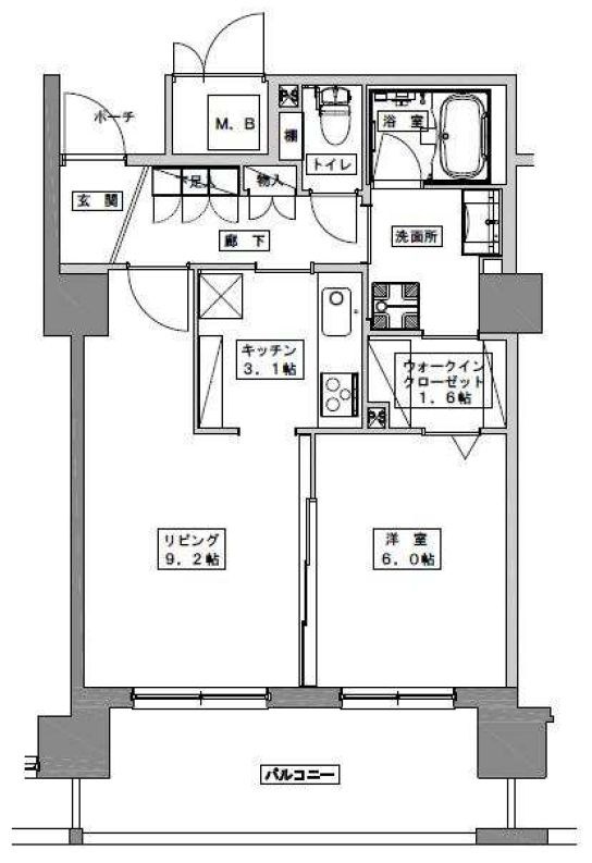天神プレイスウエスト 間取り