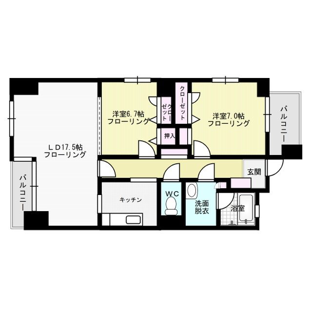 アークサミット平尾 間取り