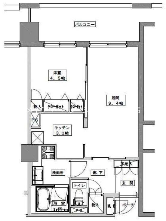 天神プレイスウエスト 間取り