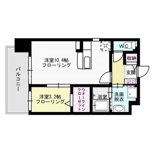 ヒルズ薬院 間取り