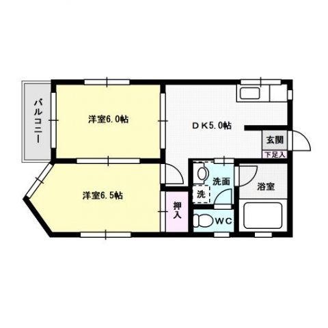 ベルデ小田部 間取り