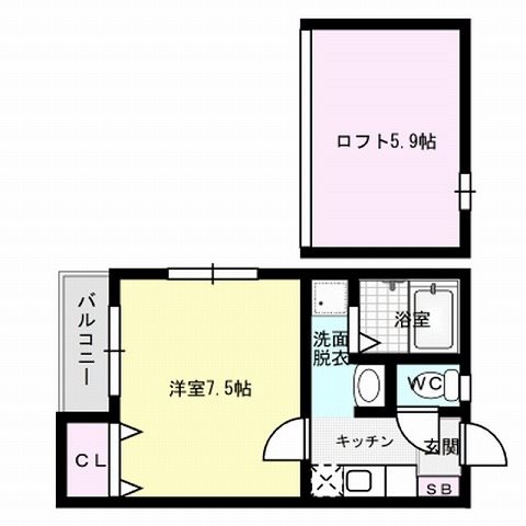 グレイスハイツ神松寺 間取り