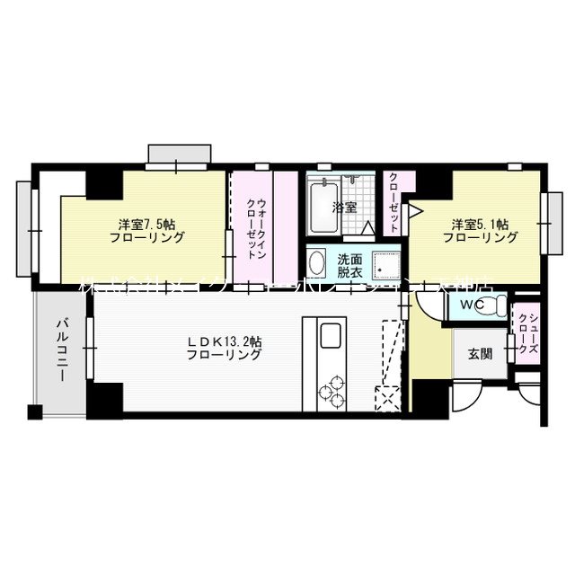 コア六本松 間取り