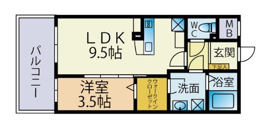 間取り ファーメリー那の川 間取り図