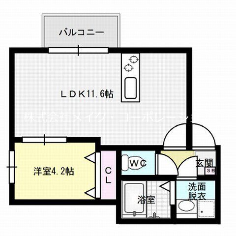クレオン姪浜壱番館 間取り