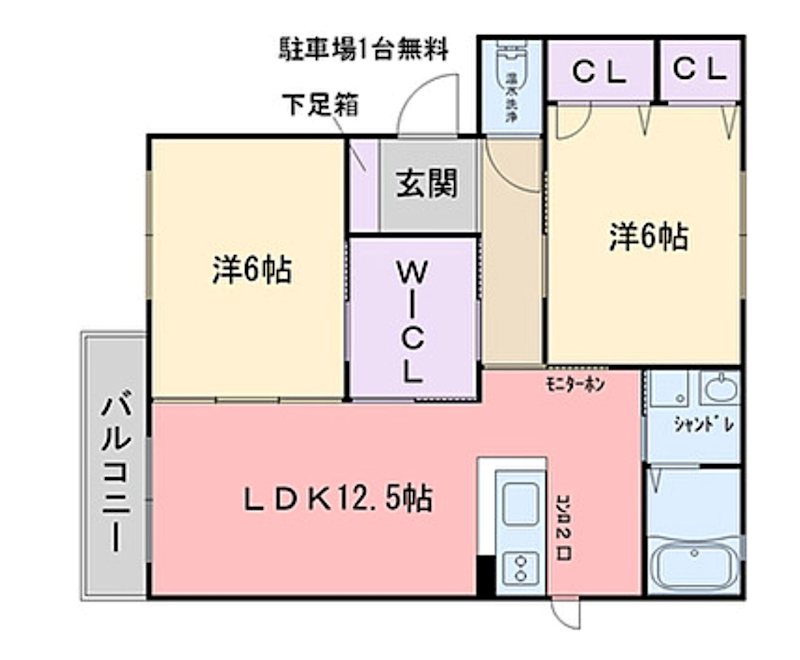 イルリッシュⅡ 間取り