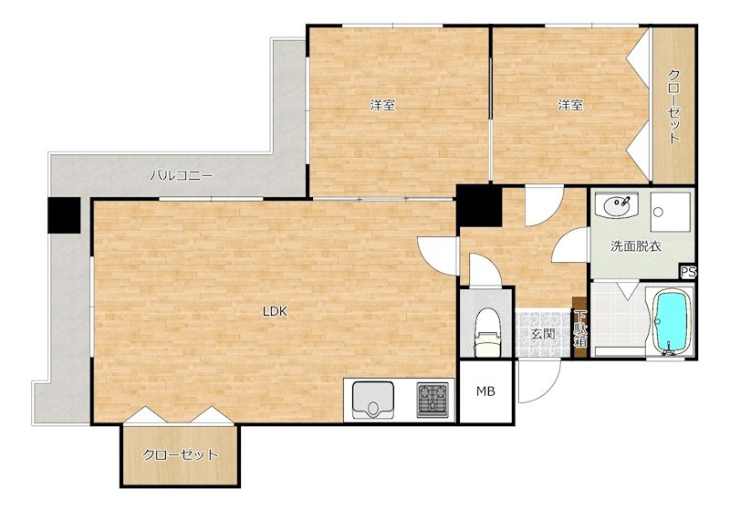 ダイナコート天神アベニュー 間取り