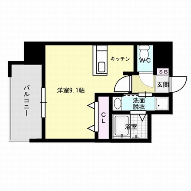 エンクレストベイ天神東Ⅲ 間取り