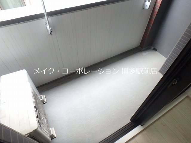 ※入居中の為別部屋写真使用現状優先 エンクレスト博多THE TIME ベランダ