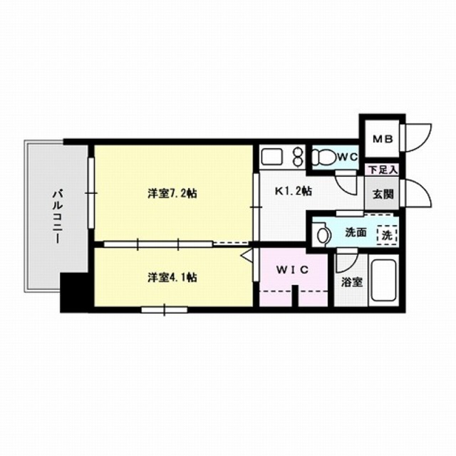 エンクレスト博多Belle 間取り