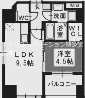 ベイシック薬院  間取り