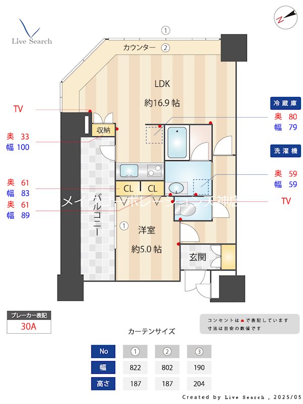 ＫＤＸレジデンス大濠ハーバービュータワー 間取り