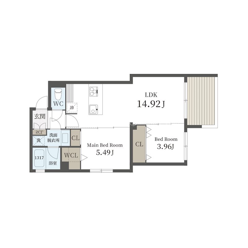 大濠ラテ  間取り