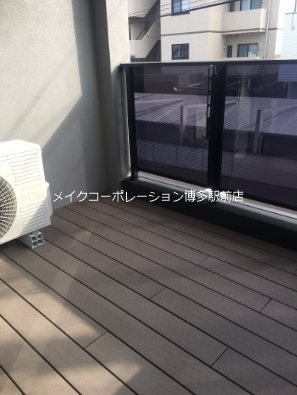 大濠ラテ  ベランダ