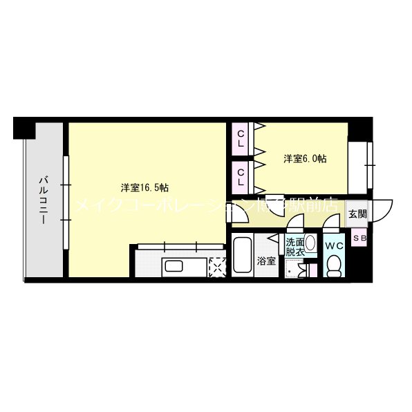 グランパーク天神   間取り