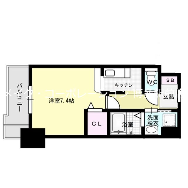 アルティザ博多駅南  間取り