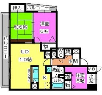 グランシャリオ高宮 間取り