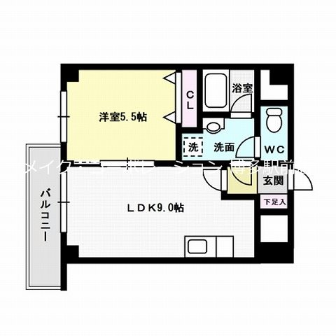 ビータ・コモダ博多 間取り