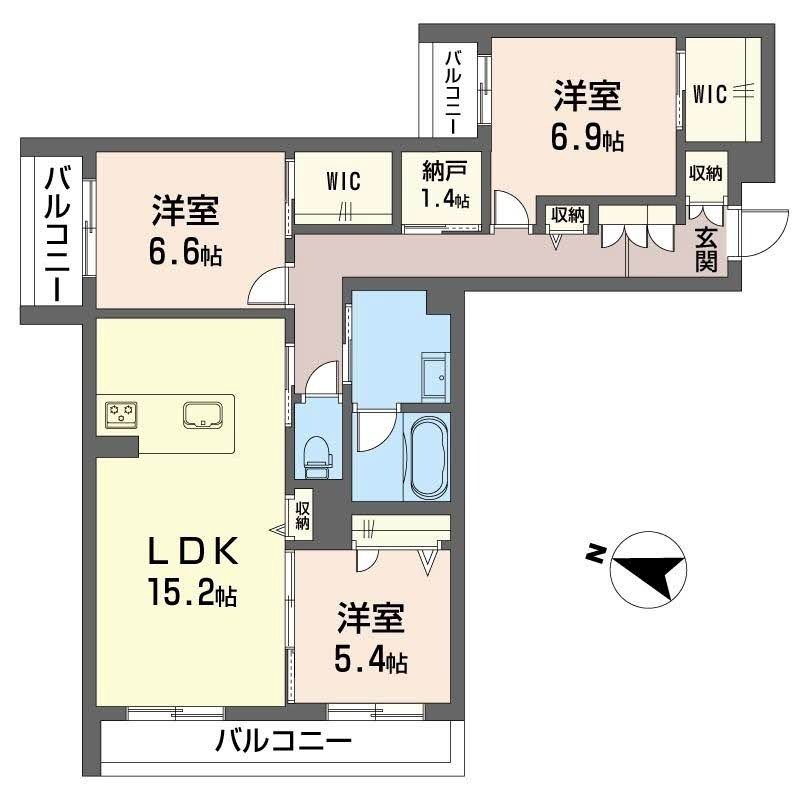 シャーメゾンエスペランサ 間取り