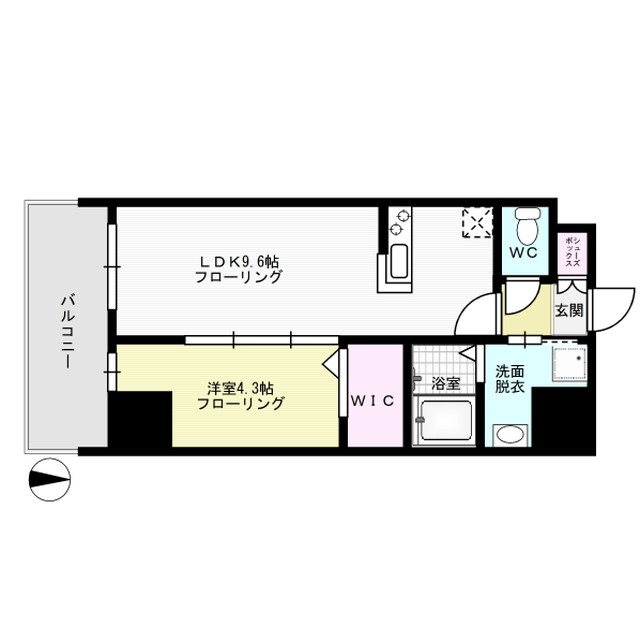 ジェイグランコート大濠公園 間取り