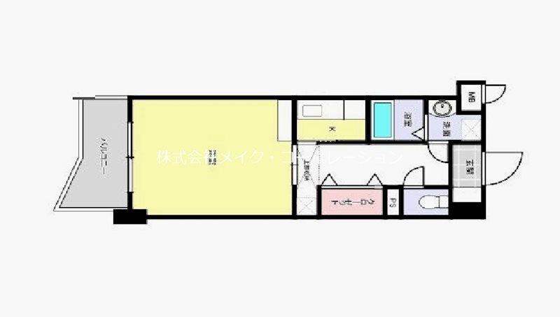 ベルアンジュ愛宕 間取り