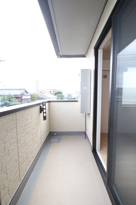 D-room地行 ベランダ