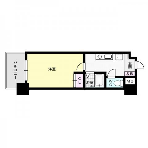 UMIBE BLD. 間取り