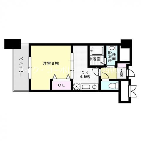 RJR姪浜～ネット無料～ 間取り