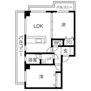 リーベ高宮3丁目 間取り