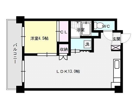ヘブンフィールド荒江～ネット無料～ 間取り