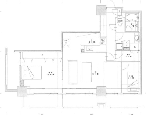西新テングッドシティブリストル～ネット無料～ 間取り