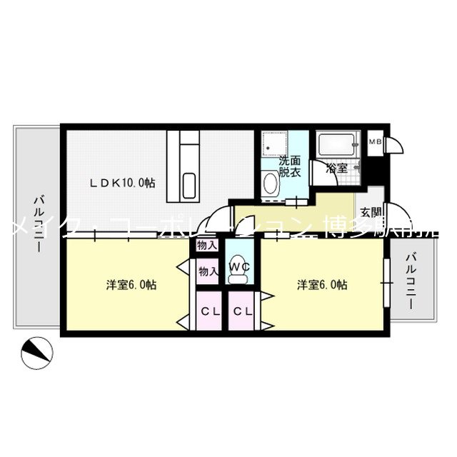 アンセスタ空港南 間取り